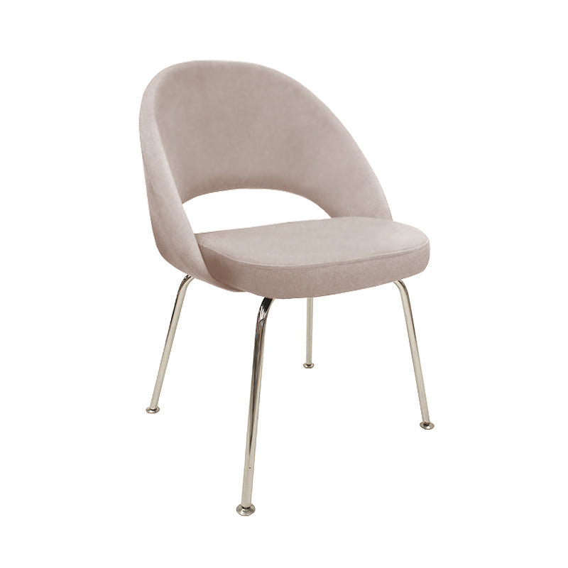 Silla Saarinen Tub Eco Cuero, Base Cromo o Negra